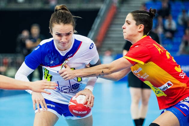 191211 Anna Vyakhireva of Russia during the Women s World Handball Championship match between Spain and Russia on December 11, 2019 in Kumamoto. Photo: Ludvig Thunman BILDBYRAN kod LT 35699 bbeng dam women handball handboll world handball championship 2019 ryssland russia spain spanien Copyright: LUDVIGxTHUNMAN BB191211LT010