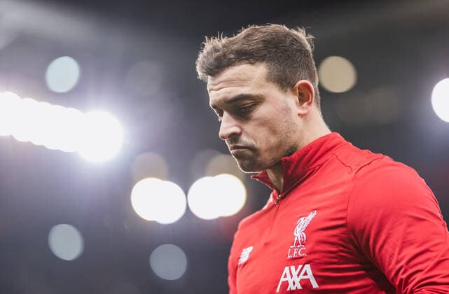 10.12.2019, Red Bull Arena, Salzburg, AUT, UEFA CL, FC Red Bull Salzburg vs FC Liverpool, Gruppe E, im Bild Xherdan Shaqiri (Liverpool FC) during the UEFA Champions League group E match between FC Red Bull Salzburg and FC Liverpool at the Red Bull Arena in Salzburg, Austria on 2019 12 10. Salzburg