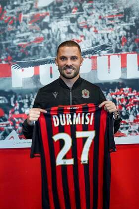 Riza Durmisi (OGC Nice) Football : Presentation de Riza Durmisi nouvelle recrue de l OGC Nice - Nice - 12 12 2019 NorbertScanella PanoramiC 