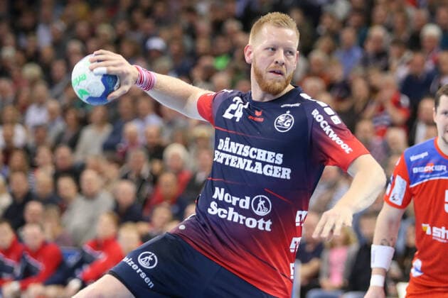 SG Flensburg-Handewitt vs HBW Balingen, LIQUI-MOLY Handball Bundesliga, 12.12.19; Flensburg Jim Gottfridsson (SG Flensburg-Handewitt, 24) Copyright: xBEAUTIFULxSPORTS MarioxM.xKobergx
