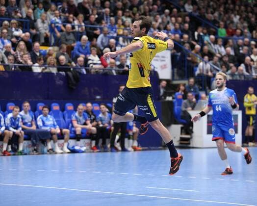 Uwe Gensheimer (Rhein-Neckar Loewen 3) GER, Handball, 1. Bundesliga, TBV Lemgo Lippe gegen Rhein-Neckar Loewen, 12.12.2019 Lemgo Copyright: xStrohdiekx Eibner-Pressefotox EP_jsk