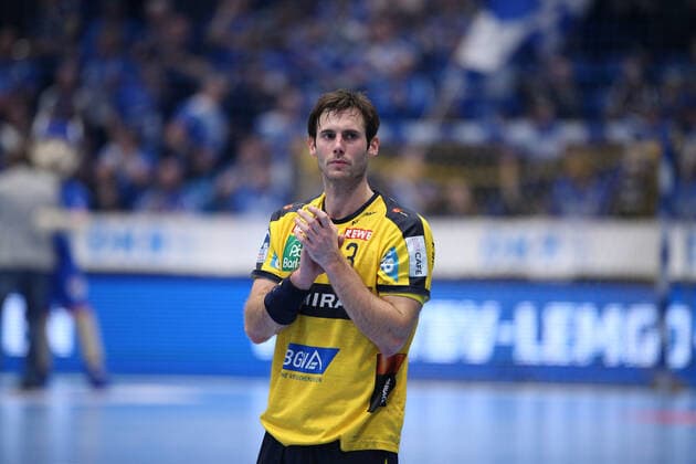 Uwe Gensheimer (Rhein-Neckar Loewen 3) GER, Handball, 1. Bundesliga, TBV Lemgo Lippe gegen Rhein-Neckar Loewen, 12.12.2019 Lemgo Copyright: xStrohdiekx Eibner-Pressefotox EP_jsk