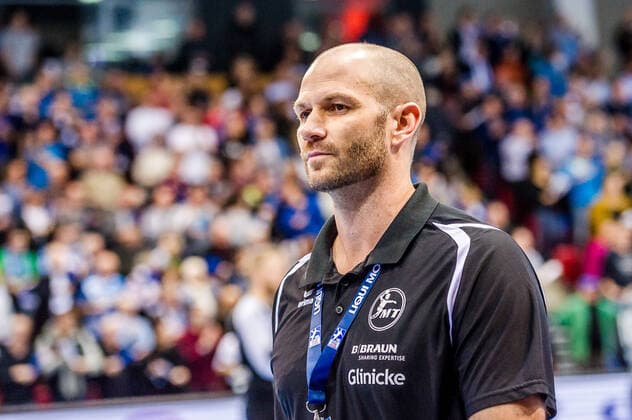 Heiko Grimm, (MT Melsungen C1) beim Spiel in der Handball Bundesliga, TVB 1898 Stuttgart - MT Melsungen. Stuttgart. 12.12.19 Handball , Stuttgart Baden Wuerttemberg Deutschland SCHARRena