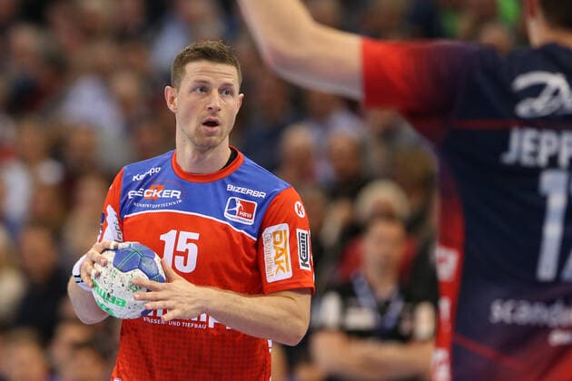 SG Flensburg-Handewitt vs HBW Balingen, LIQUI-MOLY Handball Bundesliga, 12.12.19; Flensburg Martin Strobel (HBW Balingen-Weilstetten, 15) Copyright: xBEAUTIFULxSPORTS MarioxM.xKobergx