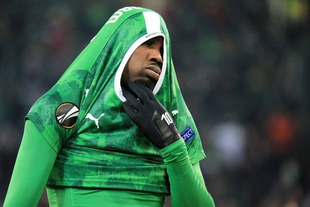 Bilder des Jahres 2019, Sport 12 Dezember Moenchengladbach, Borussia Park, 12.12.19, Europa League: Borussia Moenchengladbach - Istanbul Basaksehir FK Marcus Thuram (Gladbach) Europa League: Borussia Moenchengladbach - Istanbul Basaksehir FK Moenchengladbach *** Moenchengladbach, Borussia Park, 12 12 19, Europa League Borussia Moenchengladbach Istanbul Basaksehir FK Marcus Thuram Gladbach Europa League Borussia Moenchengladbach Istanbul Basaksehir FK Moenchengladbach Copyright: xEibner-Pressefotox EP_eer