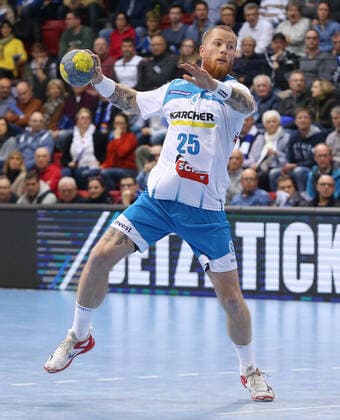 BAU 12.12.2019 Stuttgart Handball TVB 1898 Stuttgart vs. MT Melsungen, Patrick Zieker (TVB)