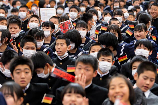 Handball, Frauen: WM 2019, Spiel um Platz 7, 9. Spieltag , Deutschland - Schweden Fankurve Fans Fanblock Kumamoto Park Dome Kumamoto Japan