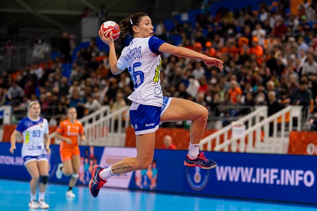 Handball, Frauen: WM 2019, Halbfinale, Russland - Niederlande Iuliia Managarova (Russland) Kumamoto Park Dome Kumamoto Japan