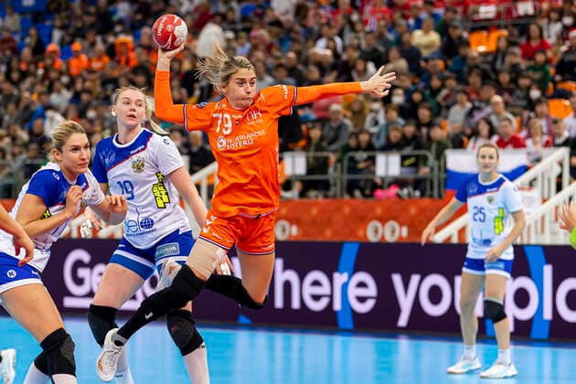 Sport Bilder des Tages Handball, Frauen: WM 2019, Halbfinale, Russland - Niederlande Estavana Polman (Niederlande) Kumamoto Park Dome Kumamoto Japan