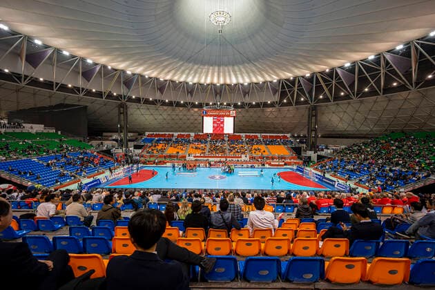 Handball, Frauen: WM 2019, Halbfinale, Russland - Niederlande Übersicht Park Dome Arena Kumamoto Park Dome Kumamoto Japan
