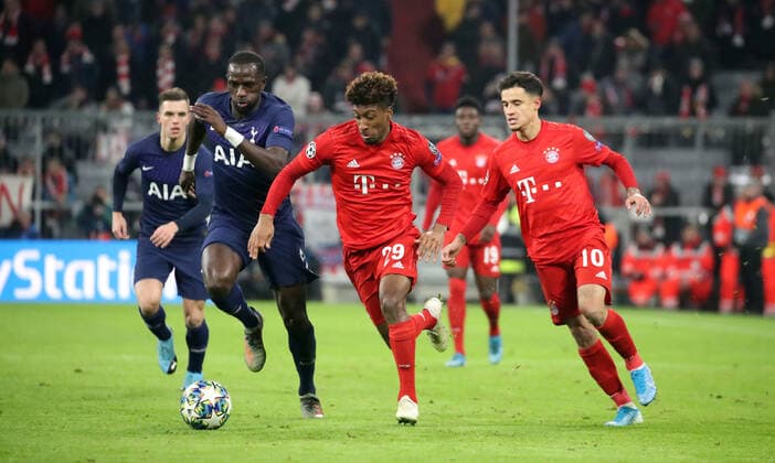 FC Bayern München - Tottenham Hotspurs Deutschland, München, 11.12.2019, Fussball, Champions League, Saison 2019 2020, FC Bayern München - Tottenham Hotspurs: Kingsley Coman (FC Bayern München).