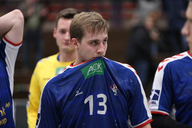 Niklas Weller (Handball Verein Hamburg 13) GER, Handball, 2. Bundesliga, TuS N-Luebbecke gegen Handball Sport Verein Hamburg, 14.12..2019 Luebbecke Copyright: xStrohdiekx Eibner-Pressefotox EP_jsk