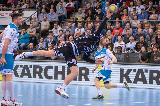Hendrik Pekeler (THW Kiel). Deutschland, Stuttgart, 15.12.2019, Haba, Bundesliga: TVB 1898 Stuttgart vs THW Kiel, Porsche-Arena