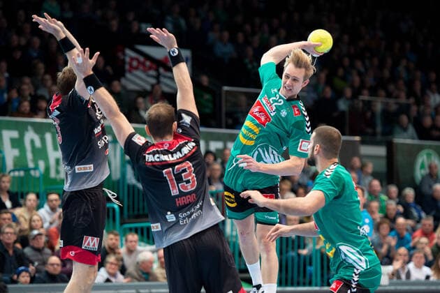 Minden, Deutschland 15.12.2019: 1. Handball-Bundesliga - 2019 2020 - GWD Minden vs. HC Erlangen (2R) Marian Michalczik (Minden) Minden Nordrhein-Westfalen Deutschland Kampa Halle