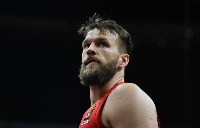 Danilo Barthel (FC Bayern), ALBA Berlin - FC Bayern Basketball Basketball, Euroleague, Gruppenphase, Vorrunde, Herren, Männer, Maenner, men, Saison 2019 2020 Berlin, 18.12.2019 Mercedes-Benz Arena