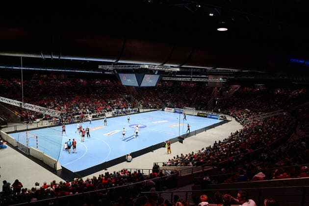 Volle VW Halle beim Handball Oberliga-Rekordspiel Rekordspiel: MTV Braunschweig - MTV Vorsfelde Rekordspiel: MTV Braunschweig - MTV Vorsfelde, Handball, Oberliga, Saison 2019 2020, 20.12.2019 Braunschweig Copyright: xDanielxReinelt xEibner-Pressefotox EP_drt