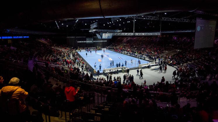 Sport Bilder des Tages 5025 Zuschauer Rekord MTV Braunschweig - MTV Vorsfelde MTV Braunschweig - MTV Vorsfelde, Handball, Oberliga, Saison 2019 2020, 20.12.2019 Braunschweig Copyright: xDanielxReinelt xEibner-Pressefotox EP_drt