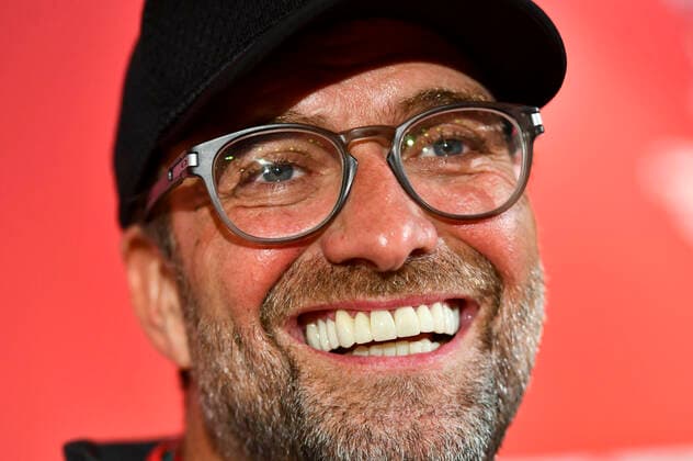 Bilder des Jahres 2019, Sport 12 Dezember Sport Themen der Woche KW51 Sport Bilder des Tages (191221) -- DOHA, Dec. 21, 2019 (Xinhua) -- Liverpool s head coach Juergen Klopp attends a press conference, PK, Pressekonferenz in Doha, Qatar, Dec. 20, 2019. Liverpool will face Flamengo in their FIFA Club World Cup Qatar 2019 final match on Dec. 21, 2019. (Photo by Nikku Xinhua) (SP)QATAR-DOHA-FIFA CLUB-WORLD CUP-LIVERPOOL-PRESS CONFERENCE 