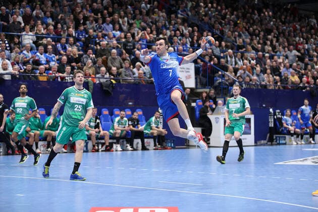 Isaias Guardiola (TBV Lemgo Lippe 7) GER, Handball, 1. Bundesliga, TBV Lemgo Lippe gegen SC DHfK Leipzig, 21.12.2019 Lemgo Copyright: xStrohdiekx Eibner-Pressefotox EP_jsk