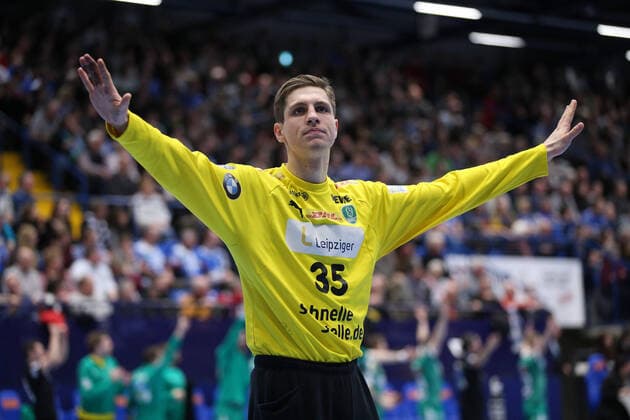 Joel Birlehm (SC DHfK Leipzig 35) GER, Handball, 1. Bundesliga, TBV Lemgo Lippe gegen SC DHfK Leipzig, 21.12.2019 Lemgo Copyright: xStrohdiekx Eibner-Pressefotox EP_jsk