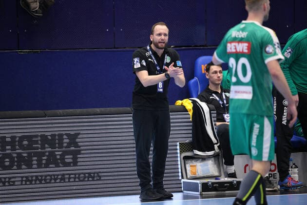 Andre Haber (Trainer SC DHfK Leipzig) GER, Handball, 1. Bundesliga, TBV Lemgo Lippe gegen SC DHfK Leipzig, 21.12.2019 Lemgo Copyright: xStrohdiekx Eibner-Pressefotox EP_jsk