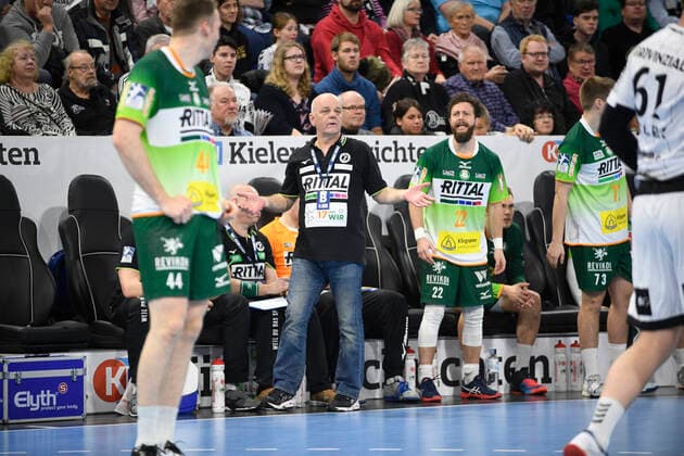 Wetzlar-Trainer Kai Wandschneider, Handball-Bundesliga, Liqui-Moly-HBL, Männer, 18. Spieltag, THW Kiel vs HSG Wetzlar, 22.12.19 Kiel Sparkassen Arena Schleswig-Holstein Germany