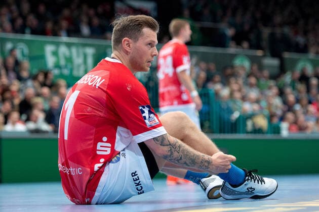 Minden, Deutschland 22.12.2019: 1. Handball-Bundesliga - 2019 2020 - GWD Minden vs. Bergischer HC Arnor Thor Gunnarsson (Bergischer HC) Minden Nordrhein-Westfalen Deutschland Kampa Halle