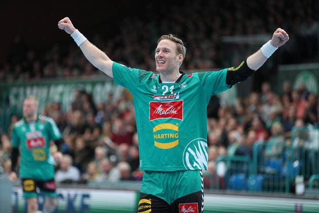 Magnus Gullerud (TSV GWD Minden 21) GER, Handball, 1. Bundesliga, TSV GWD Minden gegen Bergischer HC, 22.12.2019 Minden Copyright: xStrohdiekx Eibner-Pressefotox EP_jsk