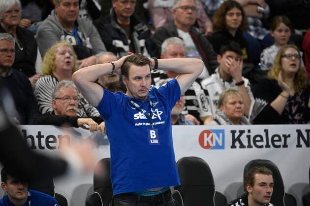 THW-Trainer Filip Jicha, Handball-Bundesliga, Liqui-Moly-HBL, Männer, 18. Spieltag, THW Kiel vs HSG Wetzlar, 22.12.19 Kiel Sparkassen Arena Schleswig-Holstein Germany