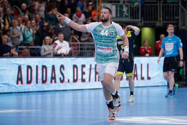 26.12.2019, TUI Arena, Hannover, Ligaspiel, 1. Bundesliga, TSV Hannover-Burgdorf vs TVB Stuttgart, im Bild Ilija Brozovic (44, Han.-Burgdorf) jubelt TSV Hannover-Burgdorf vs TVB Stuttgart