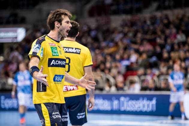 1. Handball Bundesliga; Bergischer HC - Rhein-Neckar Loewen; 26.12.2019 Uwe Gensheimer ( 3, Rhein-Neckar Loewen), 1. Handball Bundesliga, Bergischer HC - Rhein-Neckar Loewen, ISS Dome, Duesseldorf Copyright: xBEAUTIFULxSPORTS Wunderlx