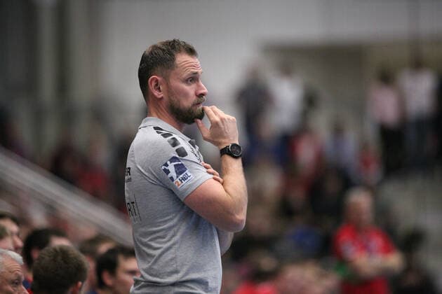 Hannes Jon Jonsson (Trainer SG BBM Bietigheim) GER, Handball, 2. Bundesliga, ASV Hamm-Westfalen gegen SG BBM Bietigheim, 26.12.2019 Hamm Copyright: xStrohdiekx Eibner-Pressefotox EP_jsk