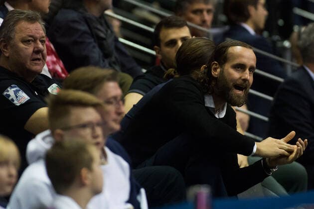 26.12.2019, xfrx, Handball Bundesliga, Fuechse Berlin - SC DHfK Leipzig emspor, v.l. Silvio Heinevetter (Fuechse Berlin) (DFL DFB REGULATIONS PROHIBIT ANY USE OF PHOTOGRAPHS as IMAGE SEQUENCES and or QUASI-VIDEO) Berlin