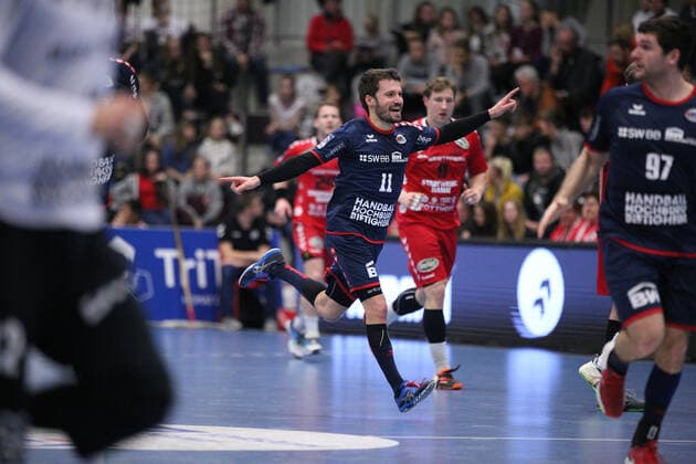 Christian Schaefer (SG BBM Bietigheim 11) GER, Handball, 2. Bundesliga, ASV Hamm-Westfalen gegen SG BBM Bietigheim, 26.12.2019 Hamm Copyright: xStrohdiekx Eibner-Pressefotox EP_jsk