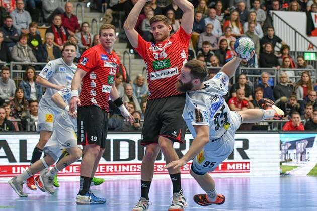 Moritz Preuss (SC Magdeburg 95) GER, Handball, 1. Handball-Bundesliga, HSG Nordhorn-Lingen - SC Magdeburg, 26.12.2019, EmslandArena Lingen Copyright: xWenzelx Eibner-Pressefotox EP_fwl