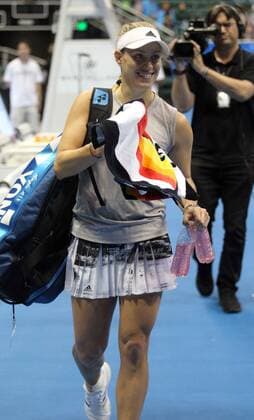 December 27, 2019 - Angelique Kerber at the Hawaii Open invitational tournament match between Misaki Doi (Japan) and Angelique Kerber (Germany) at the Stan Sheriff Center in Honolulu, HI - CSM Tennis 2019: Hawaii Open DEC27 - ZUMAc04_ 20191227_zaf_c04_278 Copyright: xMichaelxSullivanx