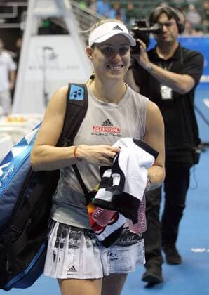 December 27, 2019 - Angelique Kerber at the Hawaii Open invitational tournament match between Misaki Doi (Japan) and Angelique Kerber (Germany) at the Stan Sheriff Center in Honolulu, HI - CSM Tennis 2019: Hawaii Open DEC27 - ZUMAc04_ 20191227_zaf_c04_279 Copyright: xMichaelxSullivanx