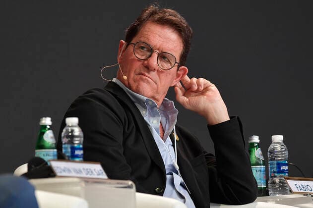 Foto Fabio Ferrari - LaPresse 28 Dicembre 2019 Dubai ( Emirati Arabi ) 14ma edizione di Dubai International Sports Conference - English Football Back to the top - Globe Soccer Award 2019 Nella foto:Fabio Capello (Former England national team, Nationalteam Manager photo Fabio Ferrari LaPresse December 28, 2019 Dubai (Unated Arab Emirate) Sport 13th edition of the Dubai International Sports Conference - English Football Back to the top - Globe Soccer Award 2019 In the pic:,Fabio Capello (Former England National Team Manager ),  Copyright: xFabioxFerrari LaPresse LaPresse x