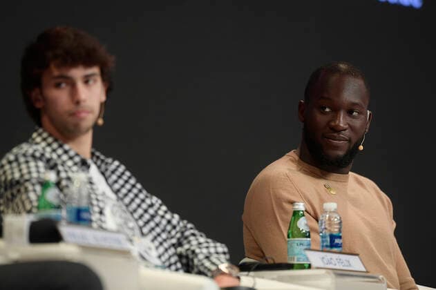Foto Fabio Ferrari - LaPresse 28 Dicembre 2019 Dubai ( Emirati Arabi ) 14ma edizione di Dubai International Sports Conference - Football Changing the Future - Globe Soccer Award 2019 Nella foto:Romelu Lukaku (Inter Milan &amp; Belgium national team, Nationalteam Star ) photo Fabio Ferrari LaPresse December 28, 2019 Dubai (Unated Arab Emirate) Sport 13th edition of the Dubai International Sports Conference - Football Changing the Future - Globe Soccer Award 2019 In the pic:Romelu Lukaku (Inter Milan &amp; Belgium National Team Star )  Copyright: xFabioxFerrari LaPresse LaPresse x