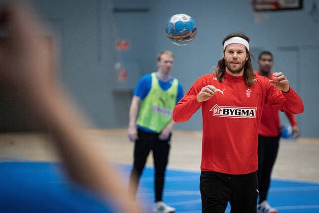 Mikkel Hansen til traening med herrehaandboldslandsholdet i Idraettens Hus i Broendby, mandag den 30. december 2019.. , Broendby Denmark Copyright: RitzauxScanpix NielsxChristianxVilmannx COP101 spdk20191230-115818-L