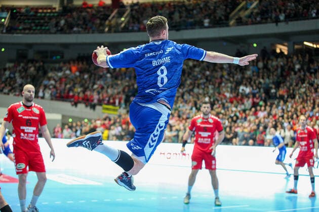 Lukas Blohme (VfL Gummersbach 8) GER, Handball, 2. Bundesliga, ASV Hamm-Westfalen gegen VfL Gummersbach, 30.12.2019 Dortmund Copyright: xEibner-Pressefotox EP_JSK