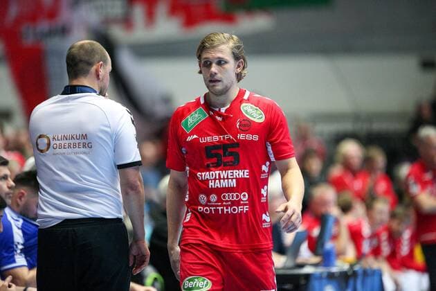 Marten Franke (ASV Hamm-Westfalen 55) GER, Handball, 2. Bundesliga, ASV Hamm-Westfalen gegen VfL Gummersbach, 30.12.2019 Dortmund Copyright: xEibner-Pressefotox EP_JSK