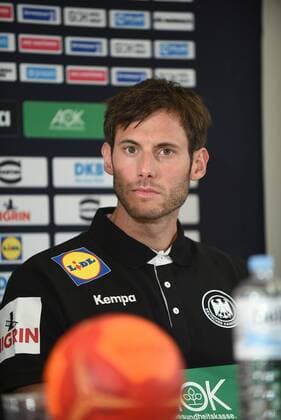 03.01.2019 Frankfurt am Main, Pressekonferenz zur Bekanntgabe des Aufgebotes des Deutschen Handballbundes zur EHF EURO 2020 Handball-Nationalspieler Uwe Gensheimer :