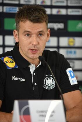 03.01.2019 Frankfurt am Main, Pressekonferenz zur Bekanntgabe des Aufgebotes des Deutschen Handballbundes zur EHF EURO 2020 Handball-Bundestrainer Christian Prokop :