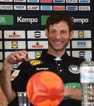 03.01.2019 Frankfurt am Main, Pressekonferenz zur Bekanntgabe des Aufgebotes des Deutschen Handballbundes zur EHF EURO 2020 Handball-Nationalspieler Uwe Gensheimer :