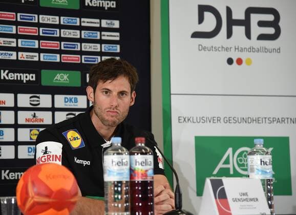 03.01.2019 Frankfurt am Main, Pressekonferenz zur Bekanntgabe des Aufgebotes des Deutschen Handballbundes zur EHF EURO 2020 Handball-Nationalspieler Uwe Gensheimer :