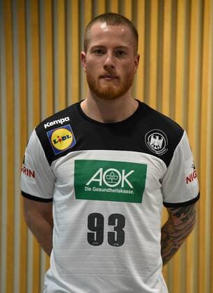 03.01.2019 Frankfurt am Main, Bekanntgabe des Aufgebotes des Deutschen Handballbundes zur EHF EURO 2020 - A-Handballnationalmannschaft - Kader Patrick Zieker (93, GER) :