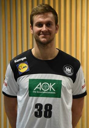 03.01.2019 Frankfurt am Main, Bekanntgabe des Aufgebotes des Deutschen Handballbundes zur EHF EURO 2020 - A-Handballnationalmannschaft - Kader Fabian Böhm (38, GER) :