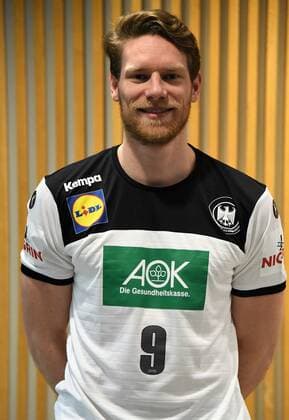 03.01.2019 Frankfurt am Main, Bekanntgabe des Aufgebotes des Deutschen Handballbundes zur EHF EURO 2020 - A-Handballnationalmannschaft - Kader Tobias Reichmann (9, GER) :