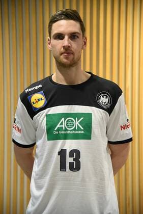 03.01.2019 Frankfurt am Main, Bekanntgabe des Aufgebotes des Deutschen Handballbundes zur EHF EURO 2020 - A-Handballnationalmannschaft - Kader Hendrik Pekeler (13, GER) :